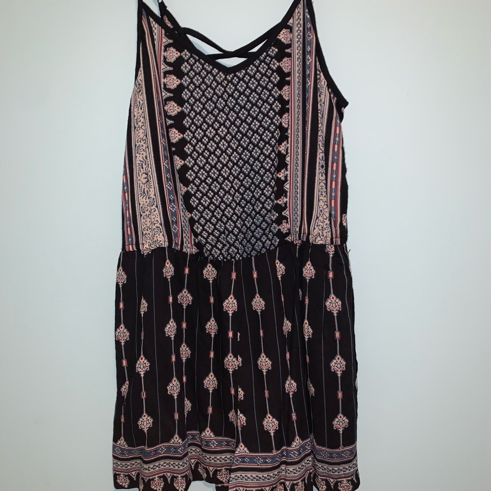 patterned romper